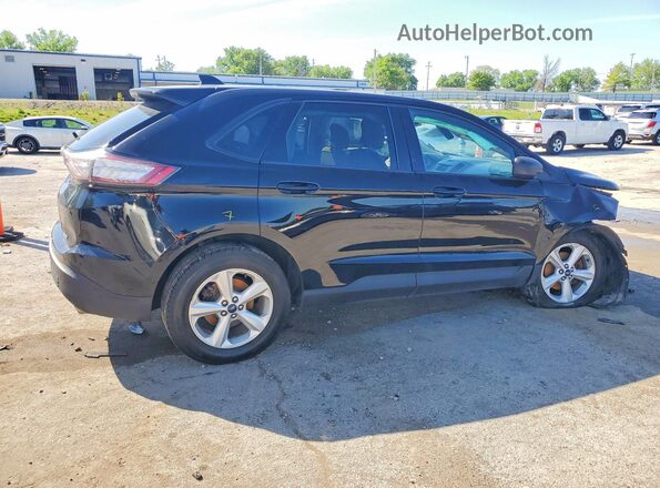 2FMPK3G93HBB20816 2017 FORD EDGE Black უკანა მარჯვენა