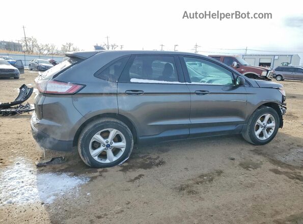 2FMPK3G93JBC10571 2018 FORD EDGE Серый Задняя правая четверть