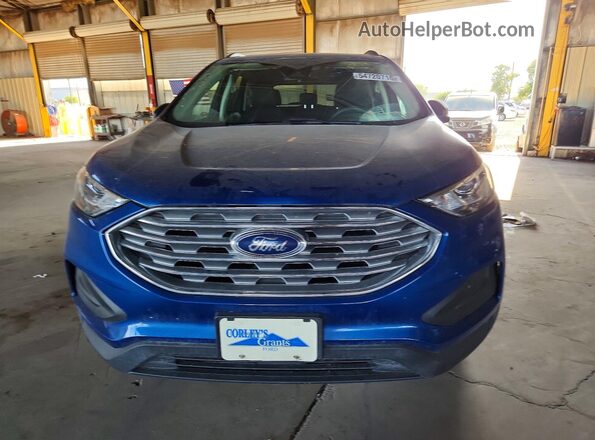 2FMPK3G93MBA26168 2021 FORD EDGE Синий Вид спереди