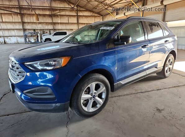 2FMPK3G93MBA26168 2021 FORD EDGE Синий Передняя левая четверть