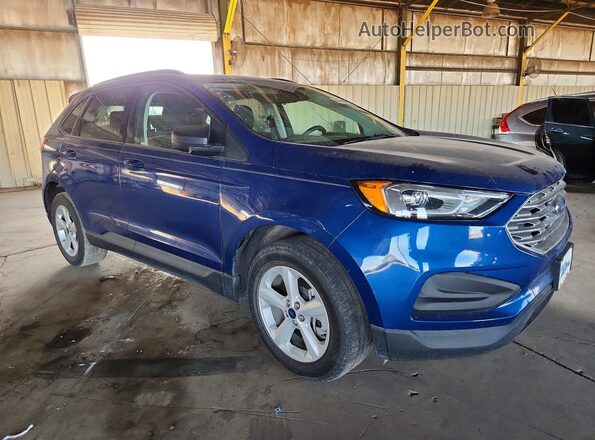 2FMPK3G93MBA26168 2021 FORD EDGE Синий Передняя правая четверть