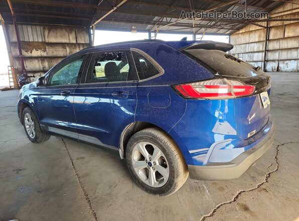 2FMPK3G93MBA26168 2021 FORD EDGE Синий Задняя левая четверть