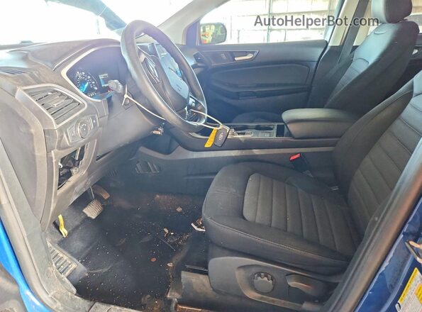 2FMPK3G93MBA26168 2021 FORD EDGE Синий Вид салона спереди