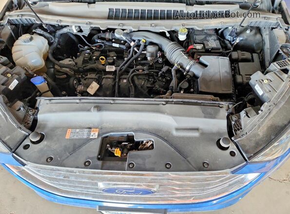 2FMPK3G93MBA26168 2021 FORD EDGE Синий Вид подкапотного пространства
