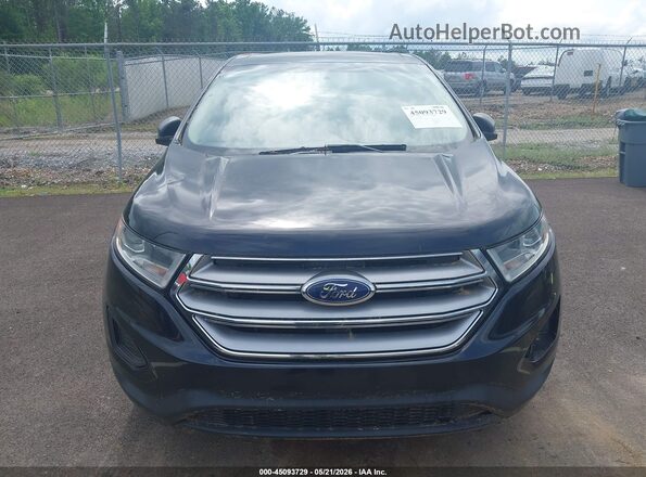 2FMPK3G94JBB07627 2018 FORD EDGE Черный Вид щитка приборов