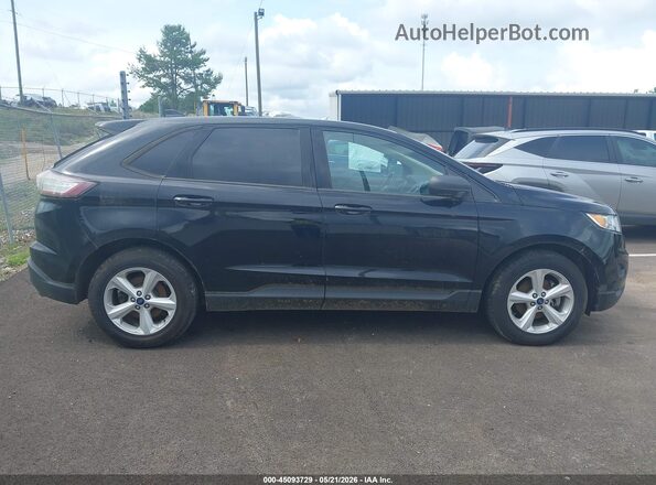 2FMPK3G94JBB07627 2018 FORD EDGE Черный Вид задней части салона