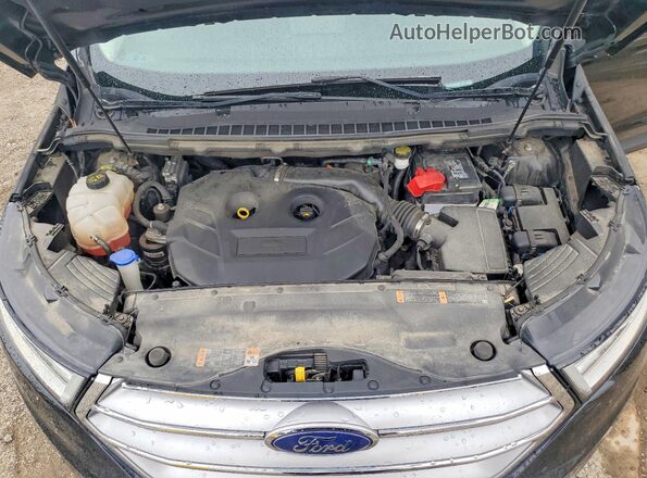 2FMPK3G94JBB77953 2018 FORD EDGE Черный Вид подкапотного пространства