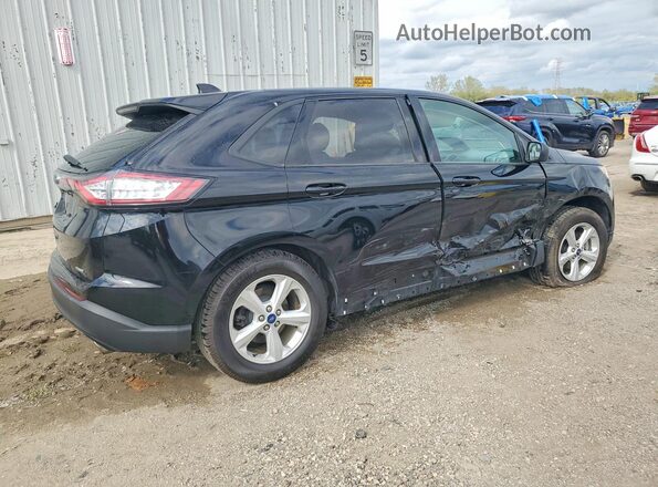 2FMPK3G94JBB77953 2018 FORD EDGE Черный Задняя правая четверть