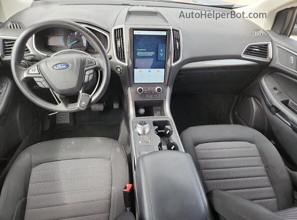 2FMPK3G95MBA16483 2021 FORD EDGE Black Вид панелі приладів