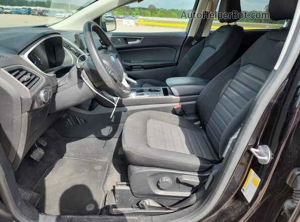 2FMPK3G95MBA16483 2021 FORD EDGE Black Вид салону спереду