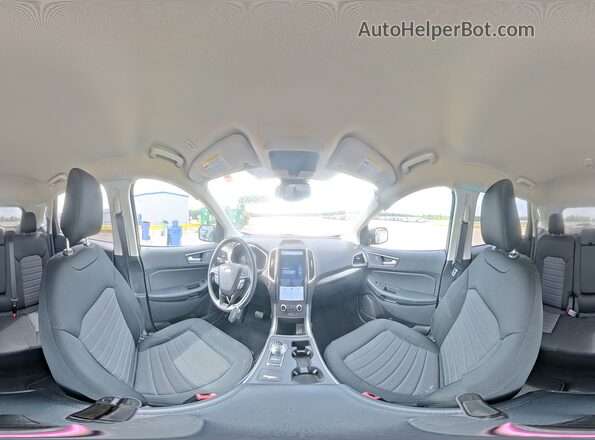 2FMPK3G95MBA16483 2021 FORD EDGE Black Панорамний вид салону 360°