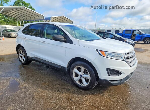 2FMPK3G96HBB71680 2017 FORD EDGE Белый Передняя правая четверть