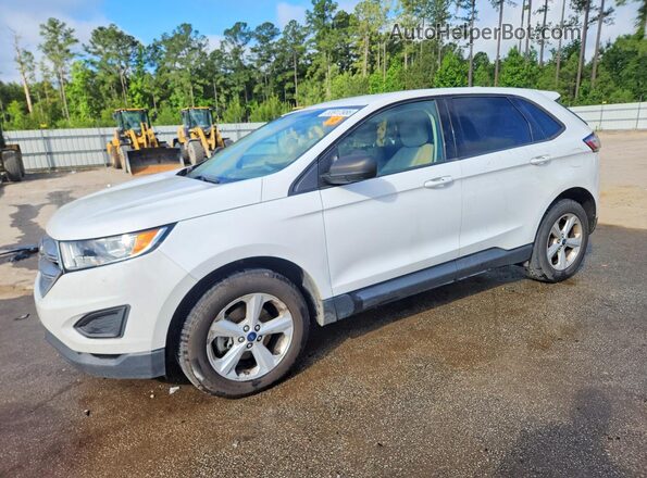 2FMPK3G96HBB71680 2017 FORD EDGE Белый Передняя левая четверть