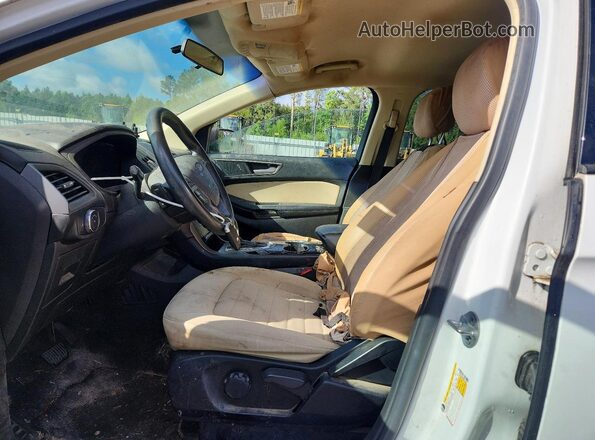 2FMPK3G96HBB71680 2017 FORD EDGE Белый Вид салона спереди