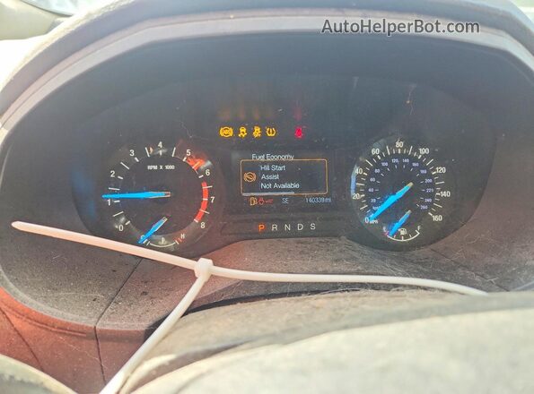 2FMPK3G96HBB71680 2017 FORD EDGE Белый Вид щитка приборов