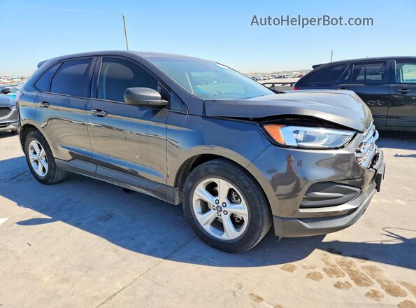 2FMPK3G96KBB43336 2019 FORD EDGE Gray Przód prawy