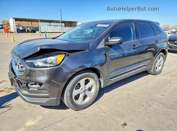 2FMPK3G96KBB43336 2019 FORD EDGE Gray Przód lewy