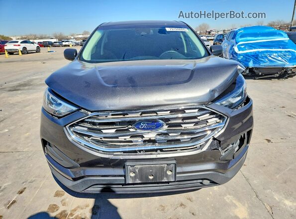 2FMPK3G96KBB43336 2019 FORD EDGE Gray Widok z przodu