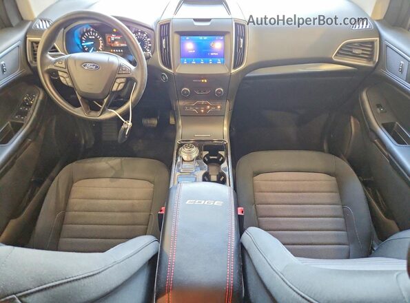 2FMPK3G96LBB34475 2020 FORD EDGE Белый Вид панели приборов