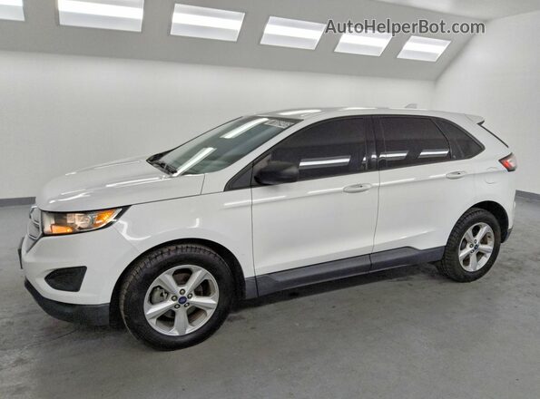 2FMPK3G98JBB86512 2018 FORD EDGE White Передня ліва чверть