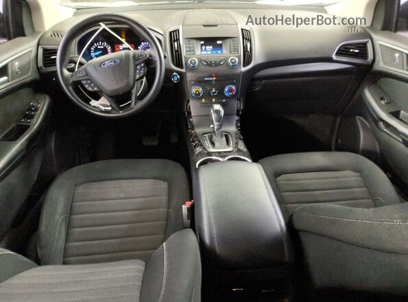 2FMPK3G98JBB86512 2018 FORD EDGE White Вид панелі приладів