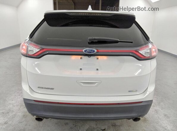 2FMPK3G98JBB86512 2018 FORD EDGE White Вид ззаду