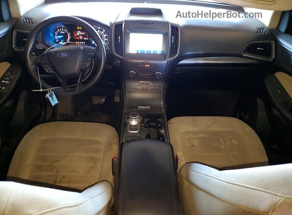 2FMPK3G98LBB12266 2020 FORD EDGE Черный Вид панели приборов