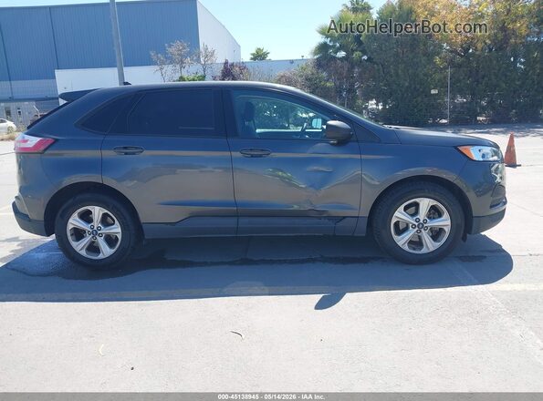 2FMPK3G99LBB37628 2020 FORD EDGE Dark Brown Вид задней части салона