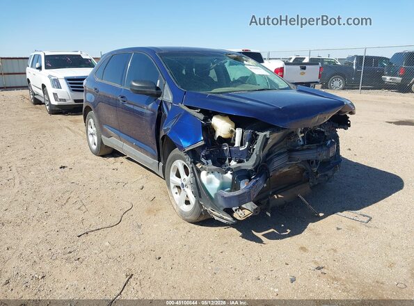 2FMPK3G9XGBC51949 2016 FORD EDGE Dark Blue Передняя правая четверть