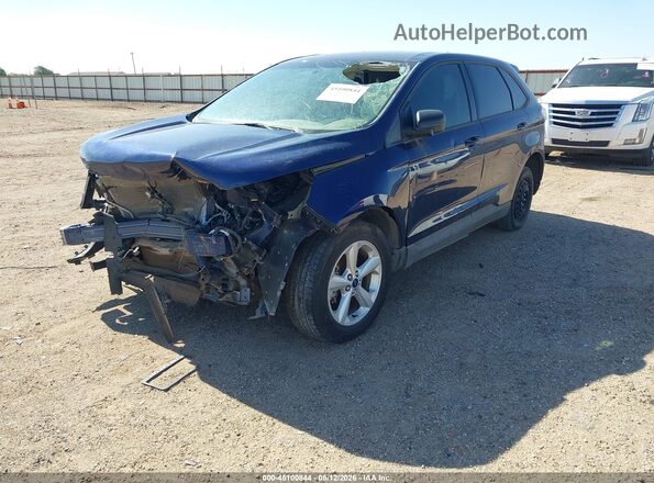 2FMPK3G9XGBC51949 2016 FORD EDGE Dark Blue Передняя левая четверть