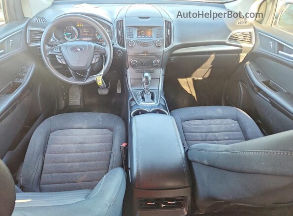2FMPK3G9XHBC44646 2017 FORD EDGE Серый Вид панели приборов