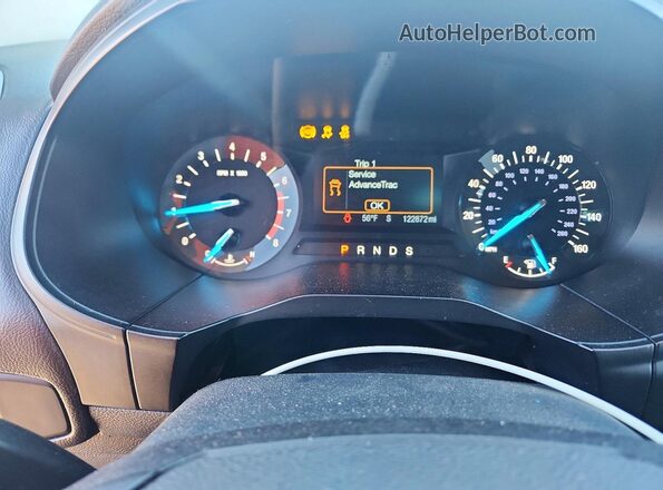 2FMPK3G9XHBC44646 2017 FORD EDGE Серый Вид щитка приборов