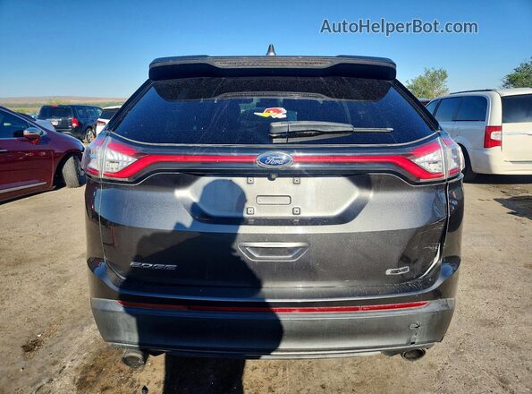 2FMPK3G9XHBC44646 2017 FORD EDGE Серый Вид сзади
