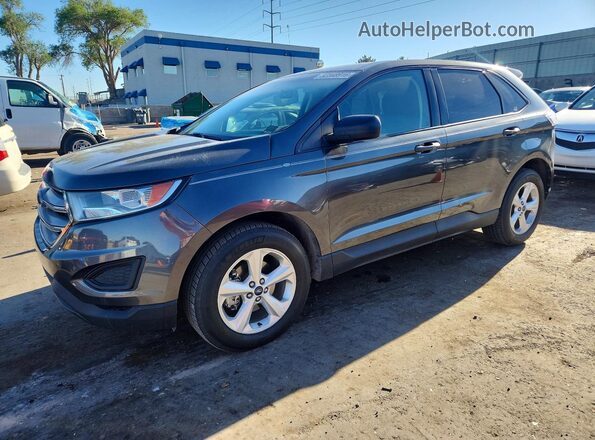2FMPK3G9XHBC44646 2017 FORD EDGE Серый Передняя левая четверть