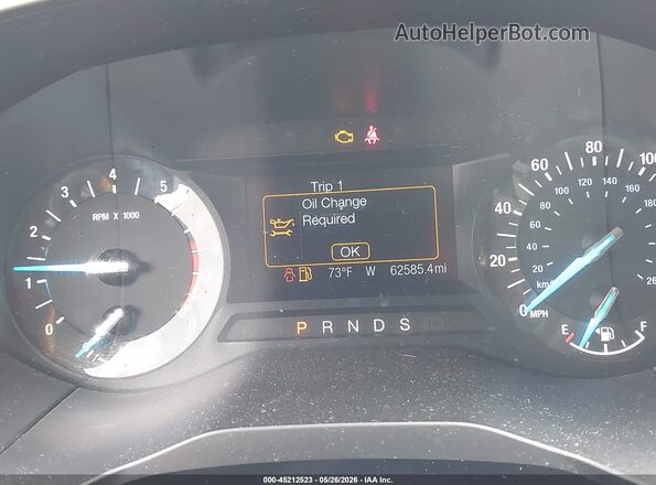 2FMPK3G9XHBC45313 2017 FORD EDGE Синий Вид задних сидений