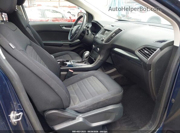 2FMPK3G9XHBC45313 2017 FORD EDGE Синий Вид салона спереди