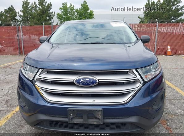 2FMPK3G9XHBC45313 2017 FORD EDGE Синий Вид спереди