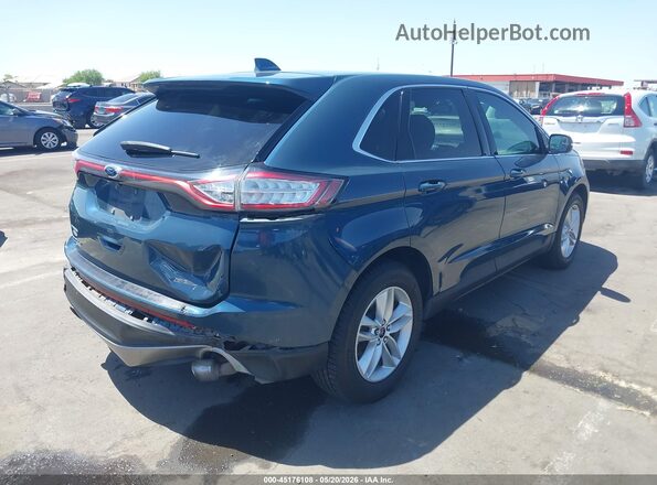 2FMPK3J82GBC43036 2016 FORD EDGE Синий Задняя правая четверть