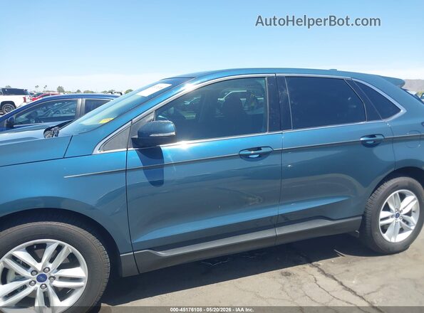 2FMPK3J82GBC43036 2016 FORD EDGE Синий Панорамный вид салона 360°