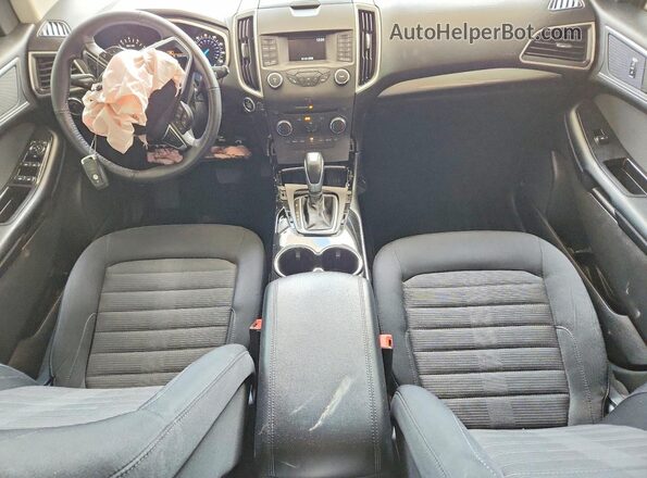 2FMPK3J82HBC67869 2017 FORD EDGE Black წინა პანელის ხედი