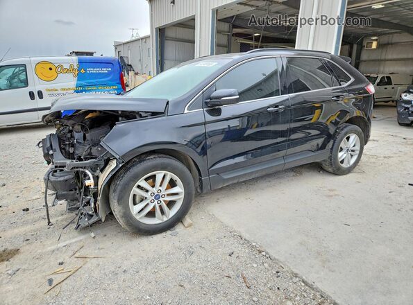 2FMPK3J82HBC67869 2017 FORD EDGE Black წინა მარცხენა ხედი სამი მეოთხედიდან