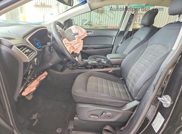 2FMPK3J82HBC67869 2017 FORD EDGE Black წინა სალონის ხედი
