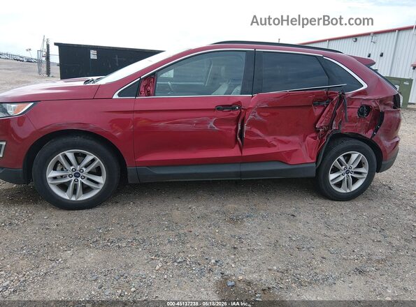2FMPK3J82JBC24963 2018 FORD EDGE Burgundy Vista frontal