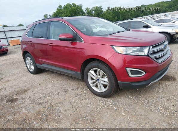 2FMPK3J82JBC24963 2018 FORD EDGE Burgundy Delantero derecho