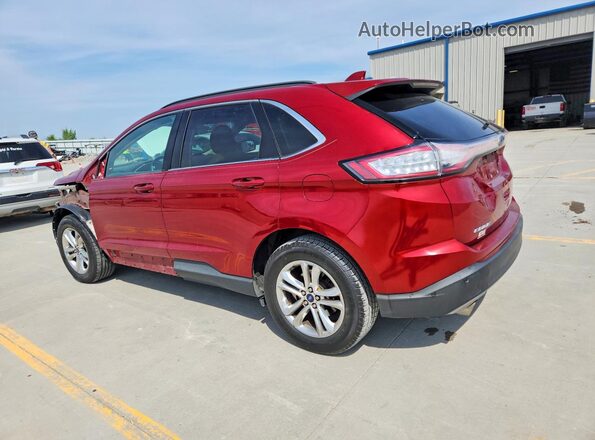 2FMPK3J87GBB70679 2016 FORD EDGE Red Հետևի ձախ