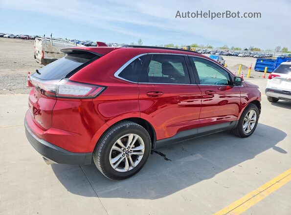 2FMPK3J87GBB70679 2016 FORD EDGE Red Հետևի աջ