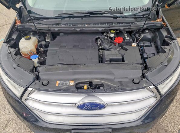 2FMPK3J89GBC40831 2016 FORD EDGE Черный Вид подкапотного пространства