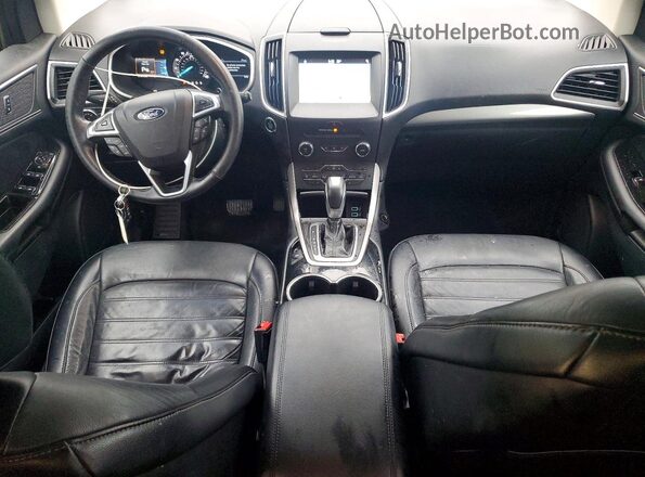 2FMPK3J89GBC40831 2016 FORD EDGE Черный Вид панели приборов