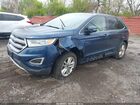 2017 Ford Edge Sel Синий vin: 2FMPK3J89HBB29813