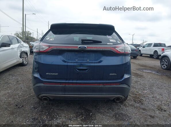 2FMPK3J89HBB29813 2017 FORD EDGE Синий 